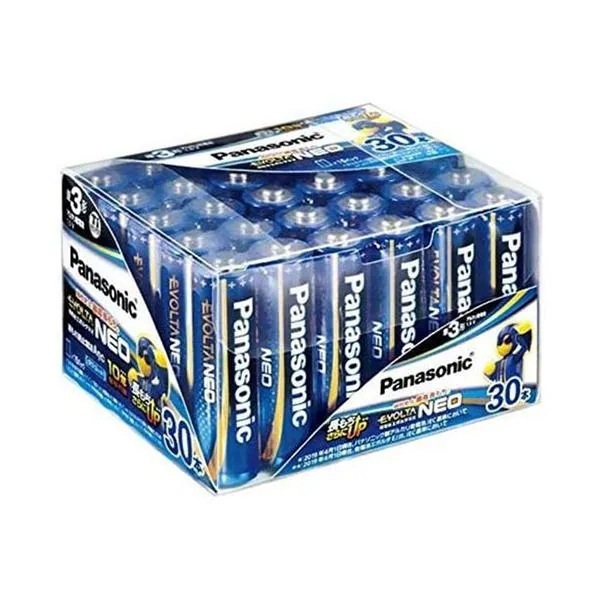 3個セット パナソニック LR6NJ/30SH アルカリ乾電池単3形 30本パック