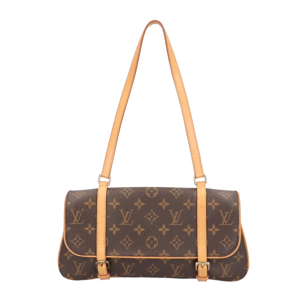 ルイヴィトン マレル モノグラム ショルダーバッグ モノグラムキャンバス M51157 ブラウン LOUIS VUITTON 中古