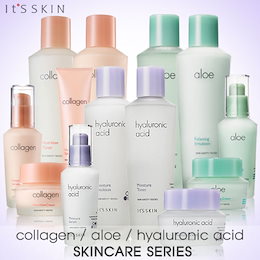 ヒアルロン酸でしっとり保湿/イッツスキンヒアルロン酸 保湿/コラーゲン/アロエ Its skin Hyaluronic acid/collagen/aloe 히아루론산/콜라겐/알로에