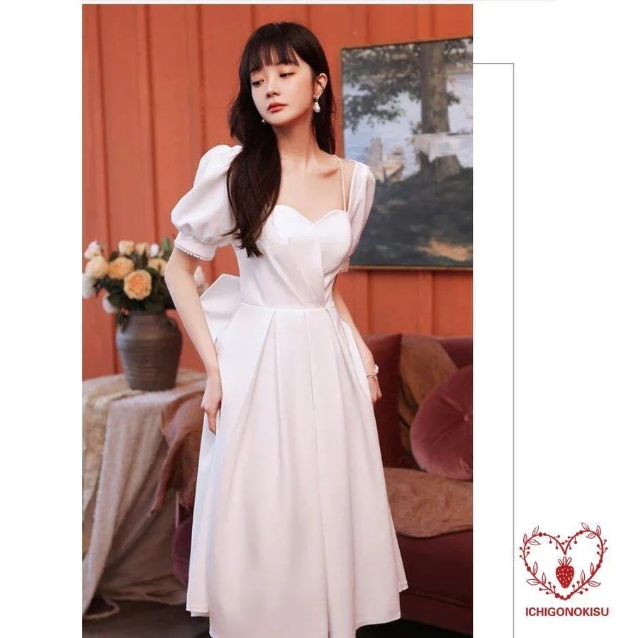 メガ割 ウエディングドレス パーディードレス ミモレ丈ドレス 二次会 披露宴 卒業式 成人式 ビアノ プレゼント 代 30代 40代 結婚式ドレス お呼ばれ プリンセス福袋