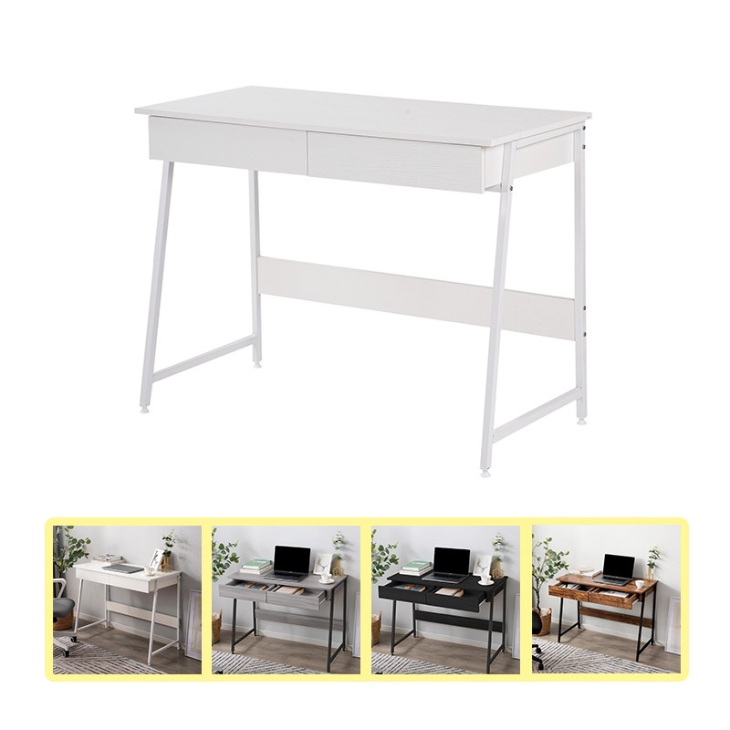 【国内即日発送】パソコンデスク　引き出し付き　幅100*奥48 パソコンデスク 木製 ミシン台 書斎机 学習机 勉強机