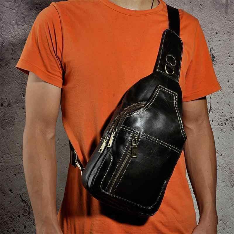 チェスト バッグ クロスボディ レザー 本革 アウトドア カジュアル バイク 自転車 観光 街歩き 斜め掛け メンズ アメリカ レトロ 携帯電話 ショ