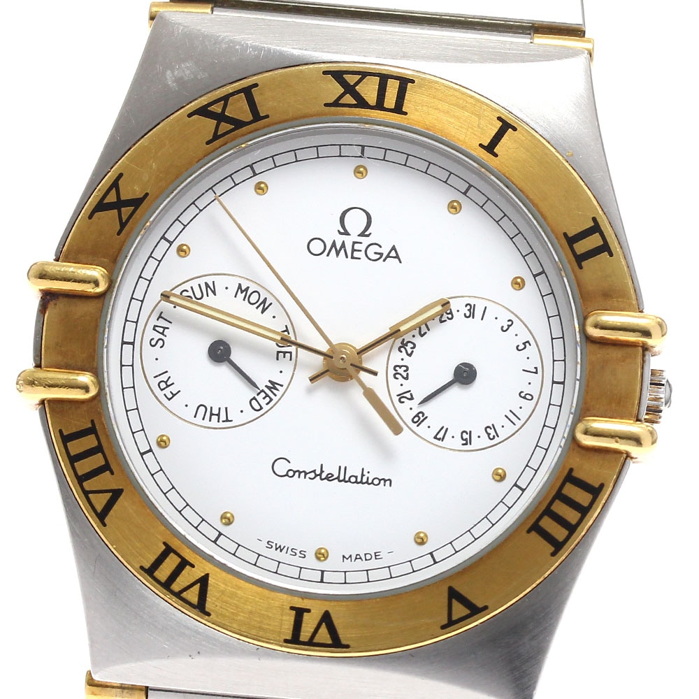 オメガ OMEGA コンステレーション デイデイト ハーフバー クォーツ メンズ _892424【中古】