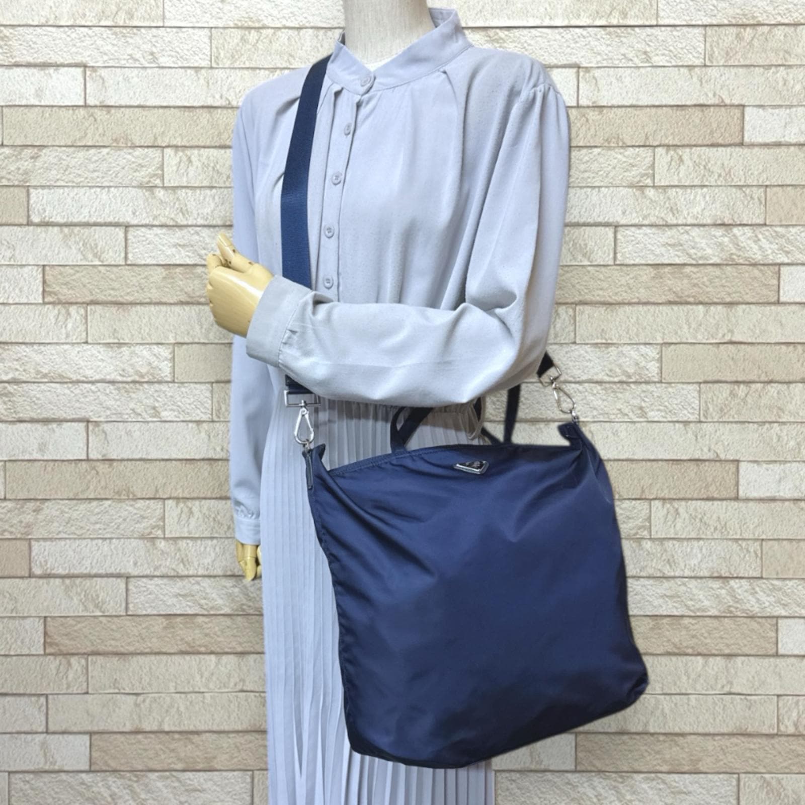 プラダ ショルダーバッグ ナイロン BN2894 ネイビー PRADA 中古 美品