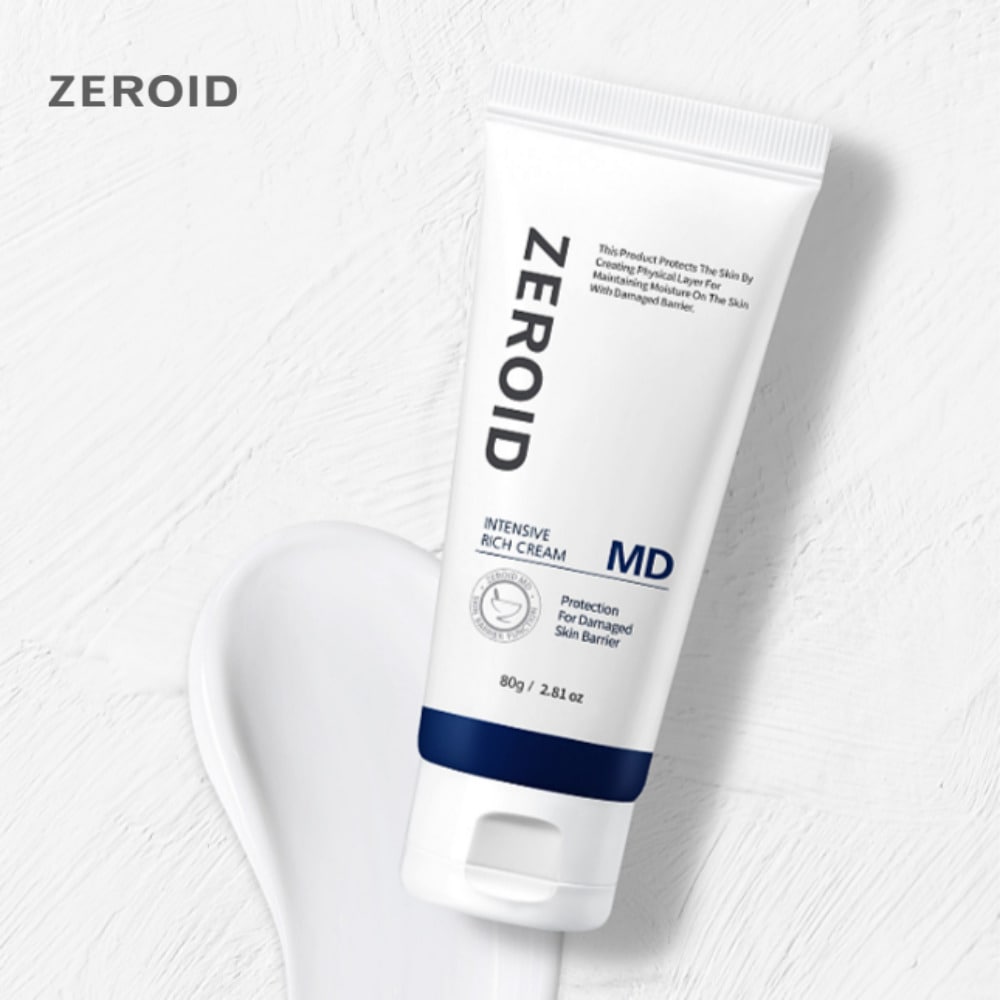 ZEROID インテンシブリッチクリーム MD 80g INTENSIVERICH CREAM MD / 病院専用 / 四季 乾燥した肌の必需品 / アザクリーム レーザー クリーム