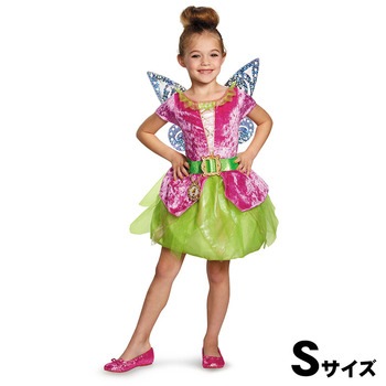コスプレ 仮装 ティンク(ティンカーベル) 海賊クラシックドレス 女の子用 S(4-6x) 【 コスプレ 衣装 ハロウィン 仮装 コスチューム 子供 アニメ ディズニー グッズ キッズ 海賊 ドレス