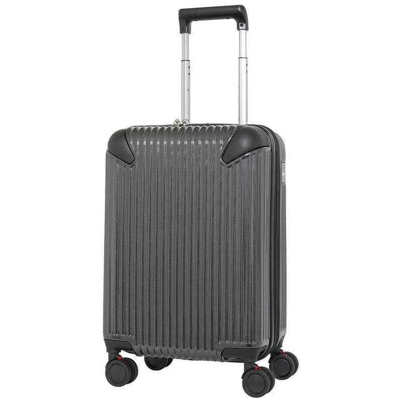 SPALDING　サスペンション付き キャリーケース Sサイズ SPALDING(スポルディング) ブラックカーボン [TSAロック搭載 /約38L /2泊～3泊]　SP083649BKC