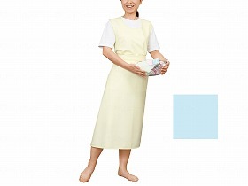 大阪エンゼル 入浴介助エプロン（ひもタイプ） サックス L 6013