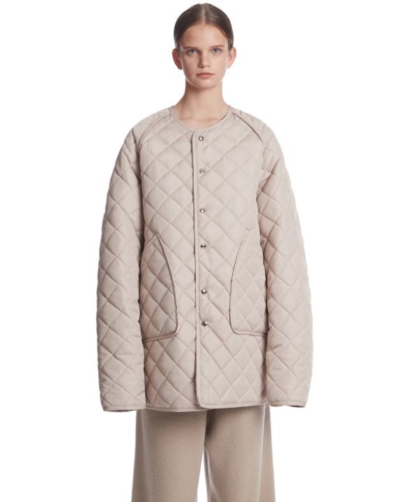 Quilted Jacket_Beige