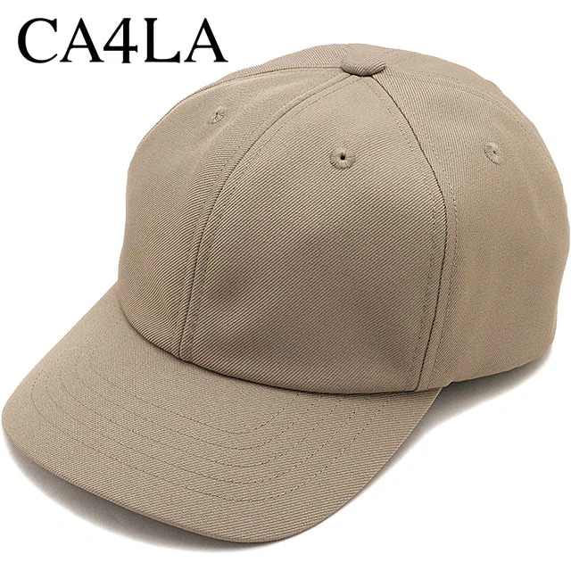 ウォッシャブル ベースボールキャップ [ZKN02644] ZV 6P CAP13 メンズ・レディース ユニセックス 帽子 6パネル シンプル ベーシック ベージュ BEIGE 正規取扱店