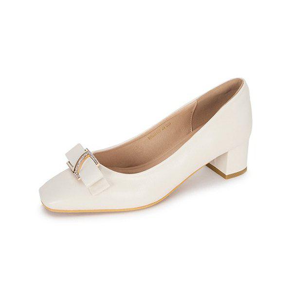 エムエブリーリボンパンプスアイボリー516623103ZQ