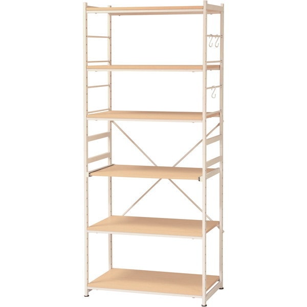 SSR-75W(NA) サラ スチールラック(ワイドタイプ) ナチュラル メーカー直送