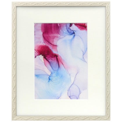 ラーソン・ジュール 画用紙八切サイズ用マット付き額縁 ラ・メール 白 ACMT-DB56105