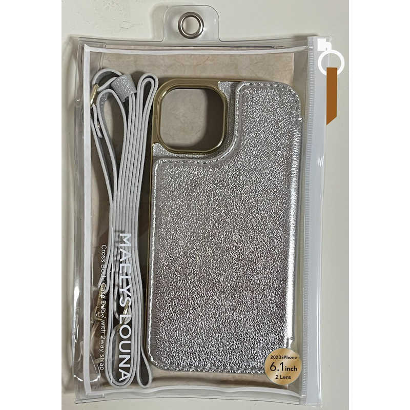 CCCフロンティア　iPhone15 Pro 6.1インチ Cross Body Case Duo シルバー　MLCSIP23MP2CBSV