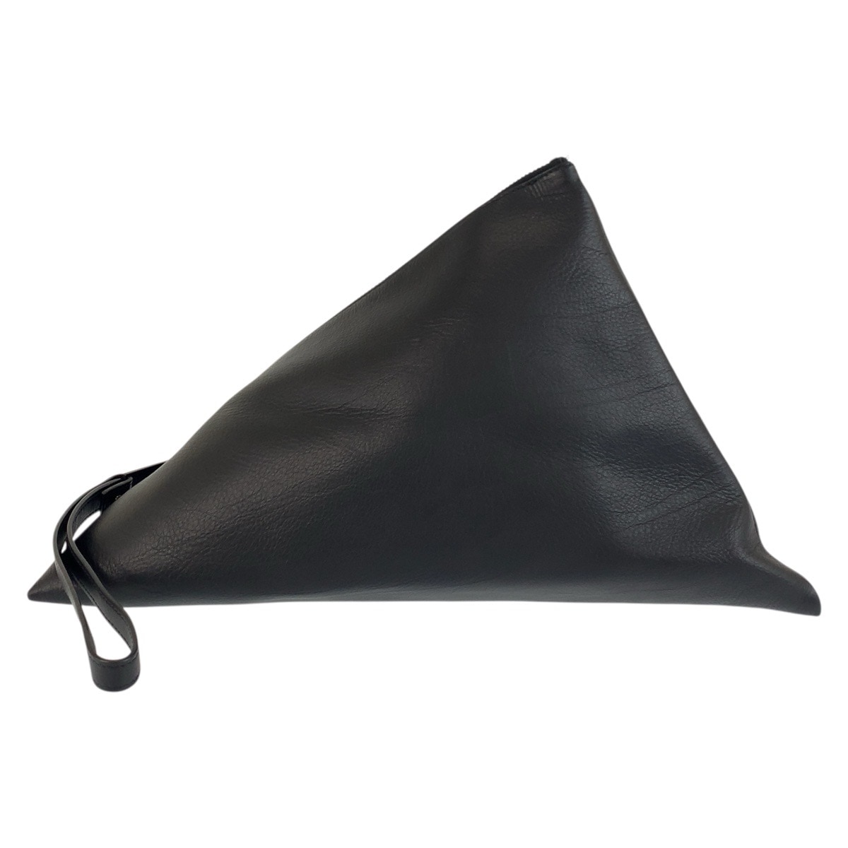 美品 ブラック 黒 レザー S02133430P クラッチバッグ セカンドバッグ メンズ 504252