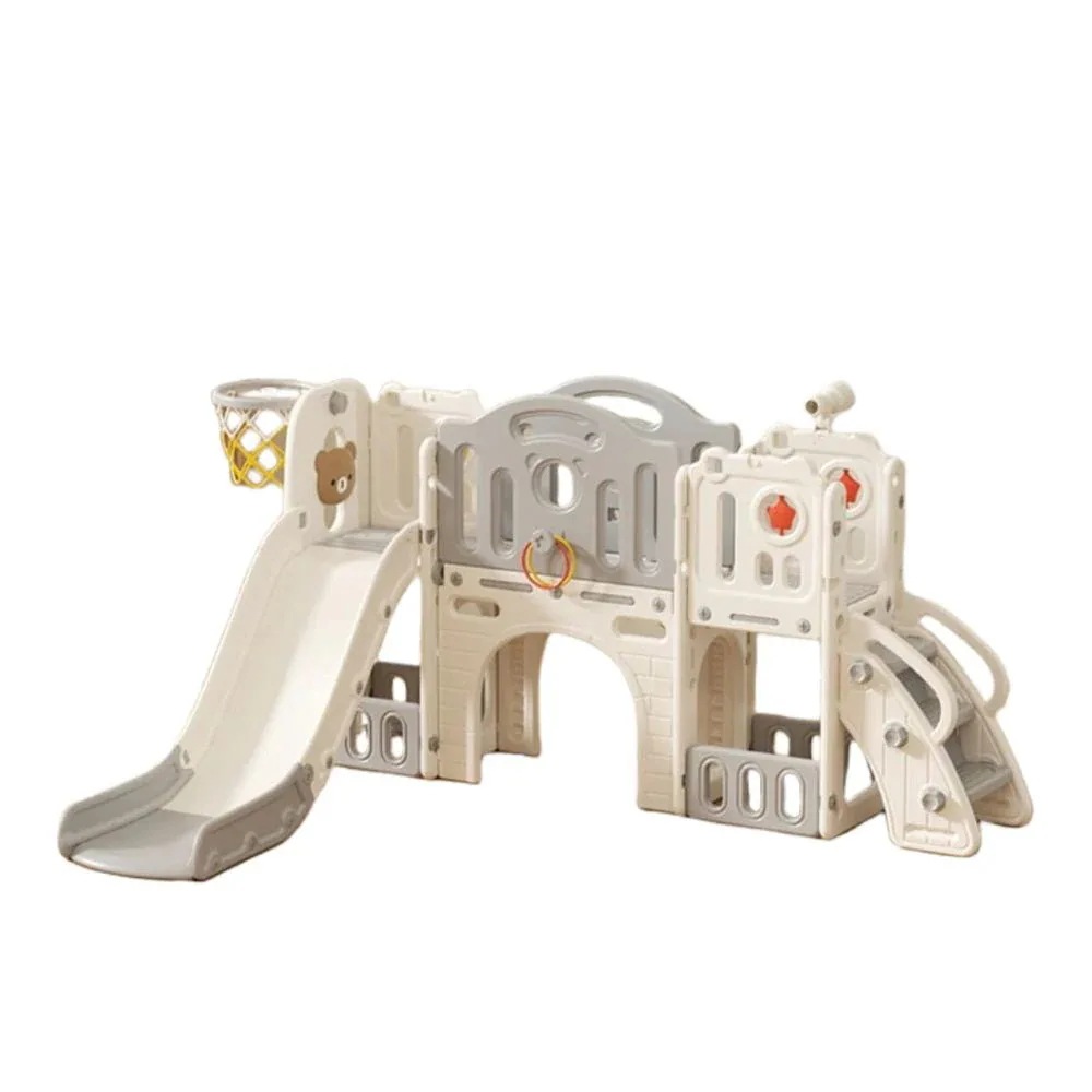 【当日発送/無料配達】【グレー×ホワイト】大型遊具 滑り台 室内遊具 すべりだい 屋内 収納スペース 子供 キッズ 男の子 女の子 誕生日 プレゼント こどもの日プレゼント-57