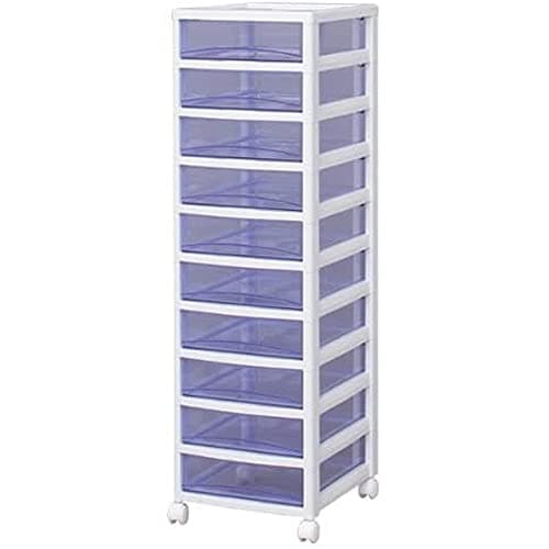 アイリスオーヤマ チェスト スーパークリア 10段 日本製 幅32*奥行39*高さ108.4cm ホ