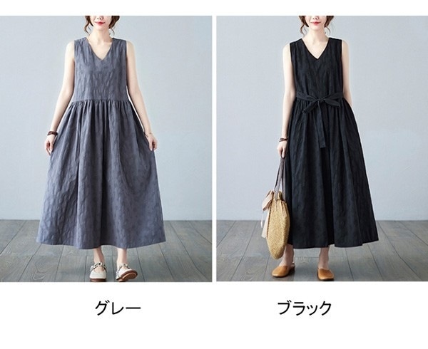 スカートロングスカート夏ワンピ 春夏 ロング 大人可愛い 体型カバー 夏ワンピース ファッション レディース プレゼント ゆったり おしゃれ カジュアル ノースリーブ 夏 ワンピース きれいめ マキシ 5,783円