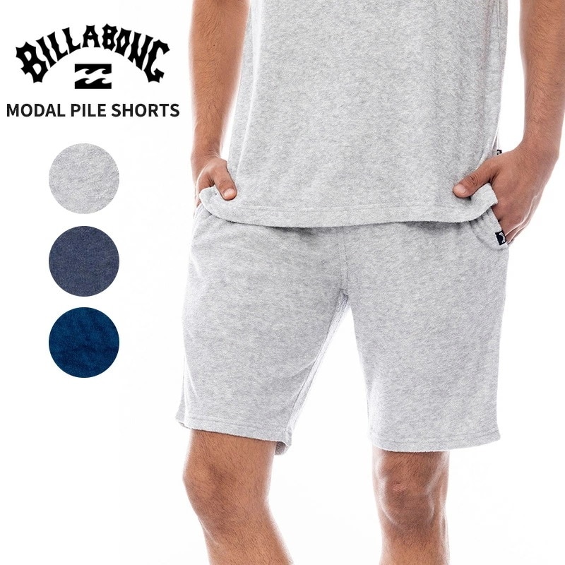 ビラボン メンズ ショートパンツ セットアップ BILLABONG MODAL PILE SHORTS ショートパンツ BF011604