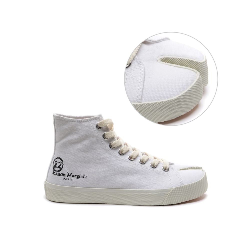 メゾンマルジェラ [メゾンマルジェラ] 20SS レディースタビハイトップスニーカー (S58WS0111_P1875_T1003_20S) PVOS58WS0111P1875T10032
