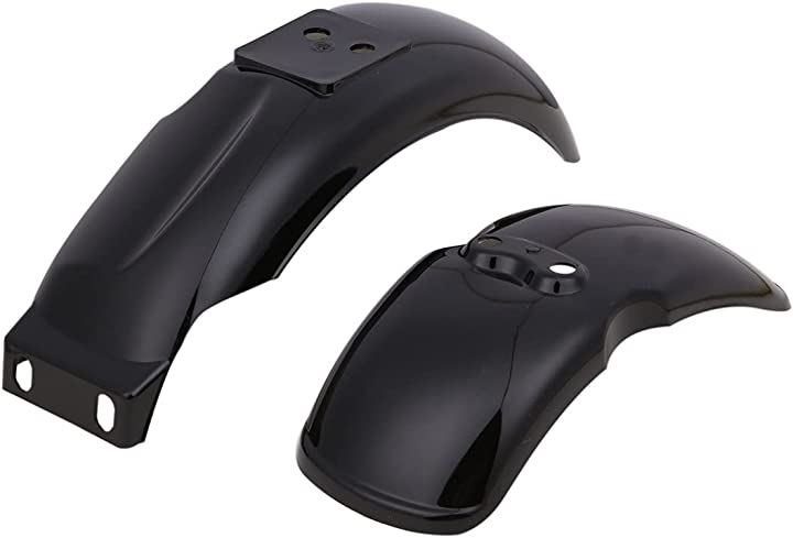 ホンダ用 フロント リア フェンダー 前後セット モンキー ゴリラ バイク カスタム パーツ 社外品(ブラック)