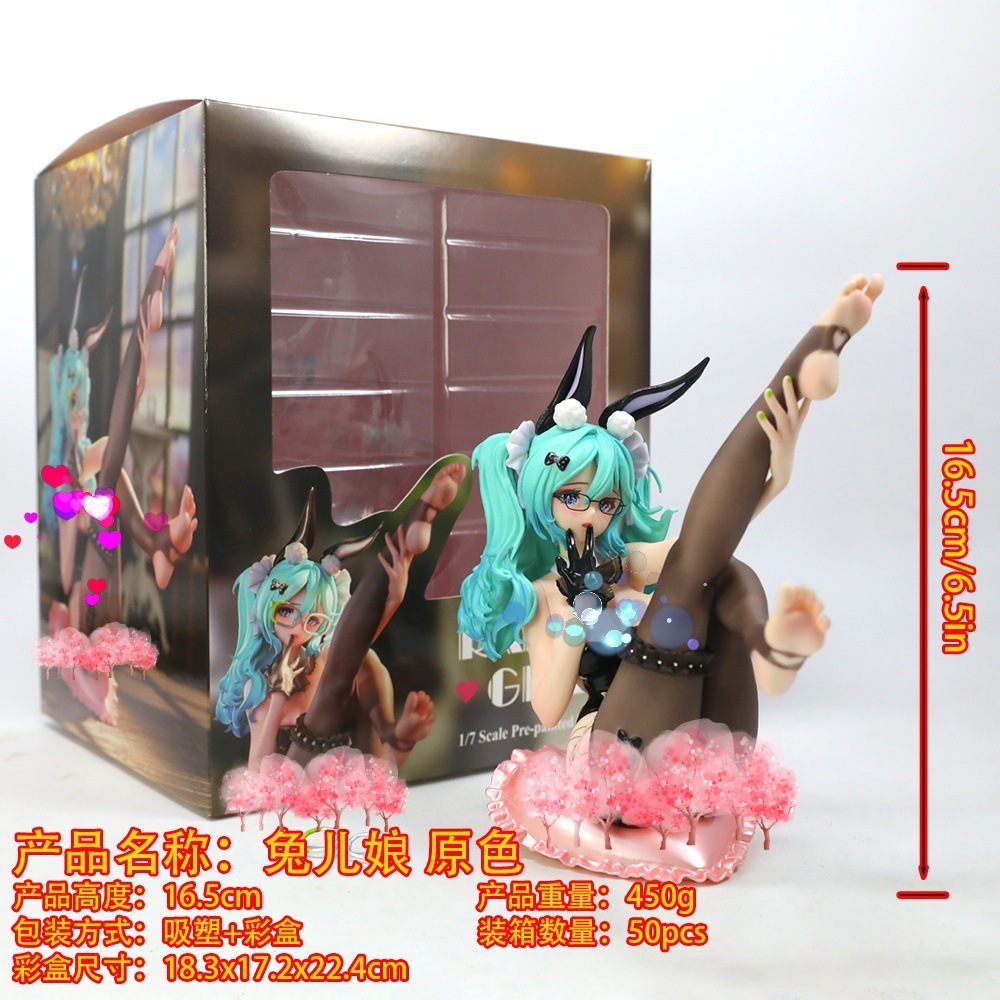 2dビューティーガールラビットガールバニー少女モデル本棚ケースオーナメントフィギュアトイギフト