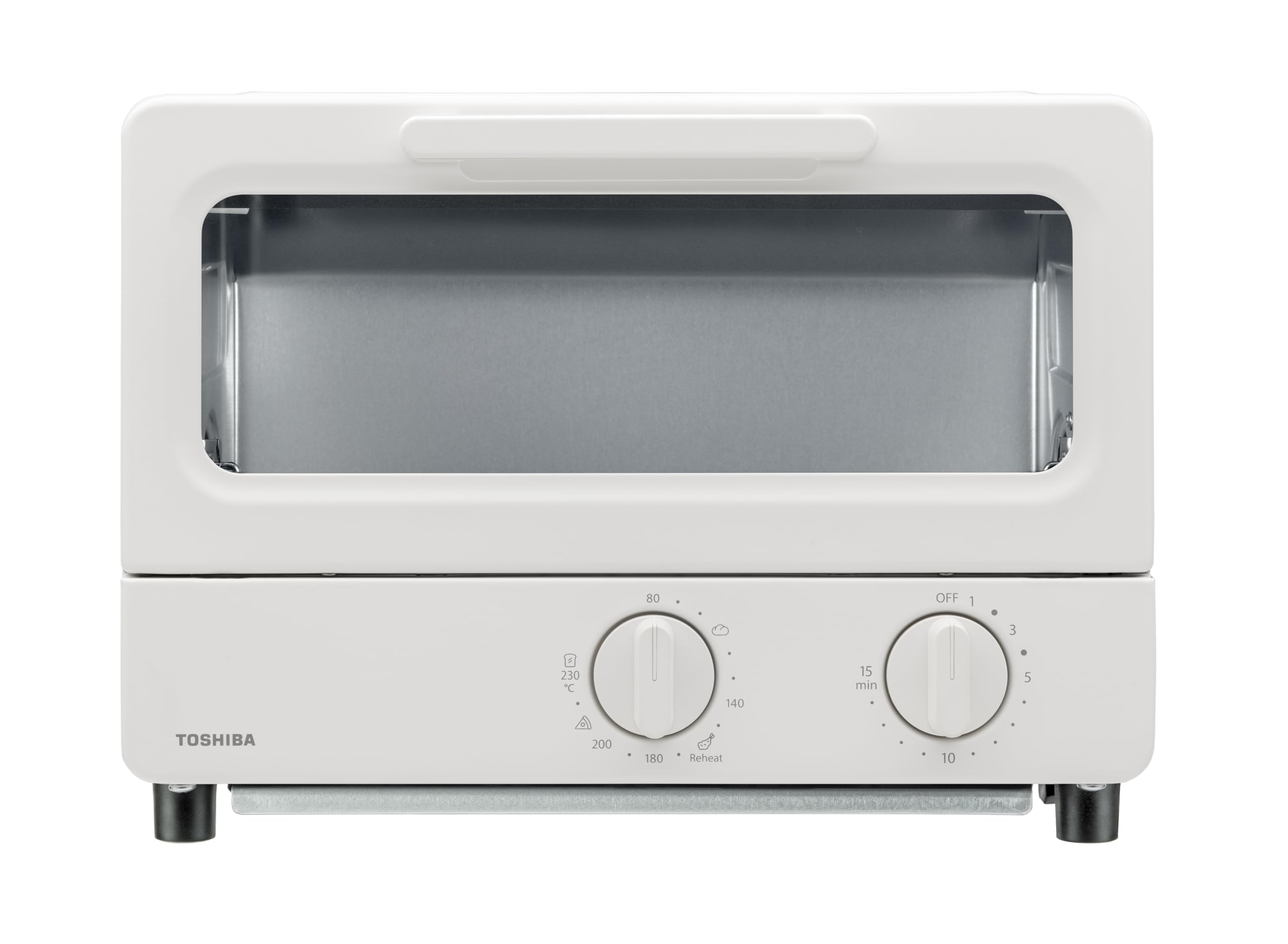 全国送料無料 TOSHIBA(東芝) トースター オーブントースター 2枚焼き HTR-PZ3(W) ミルキーホワイト 温度調節機能付き 受皿付き タイマー15分