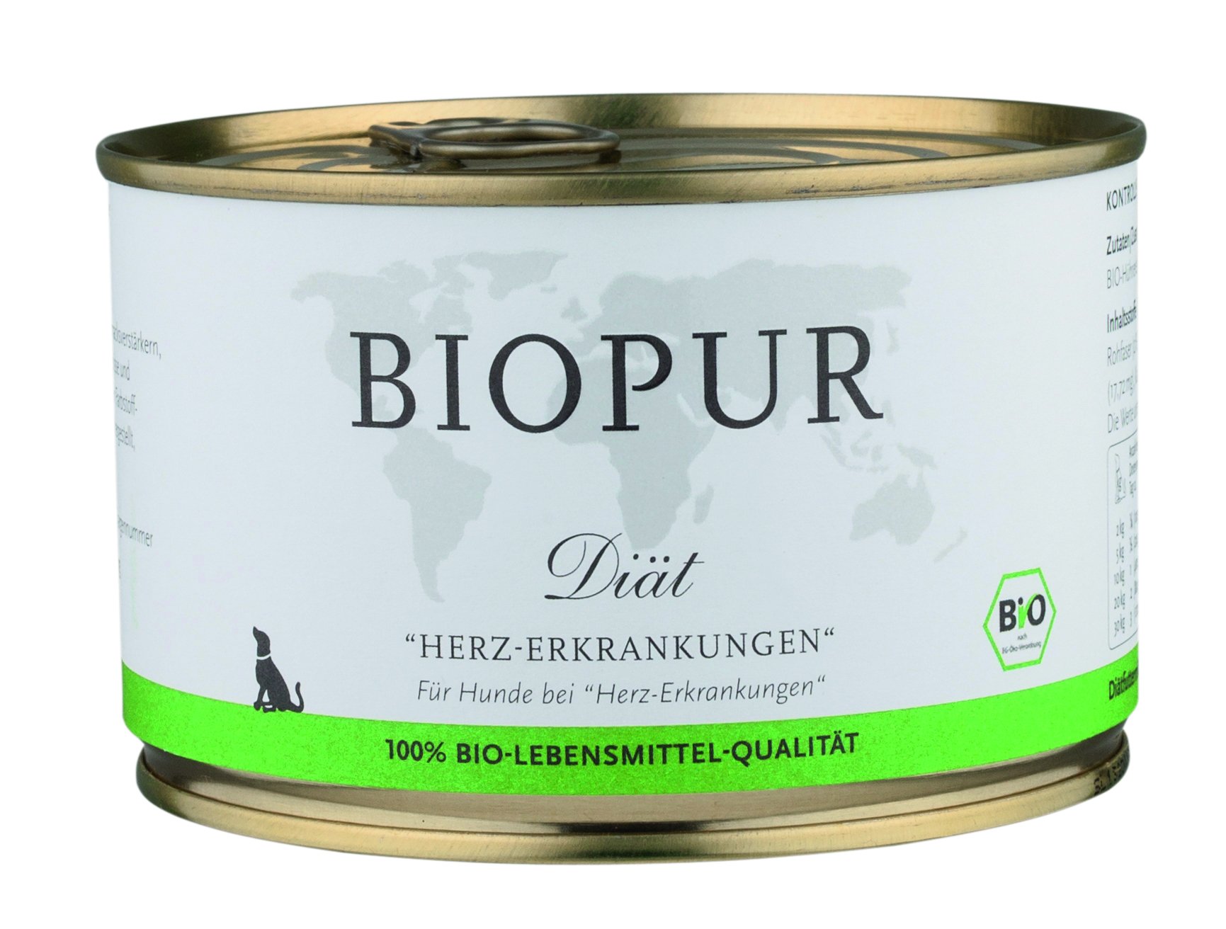 ビオピュア ヘルツ・エアクランクンゲン オーガニック 療法食 心臓機能心臓病慢性心不全 高血圧に問題を抱えている 犬用 缶 400g×6個