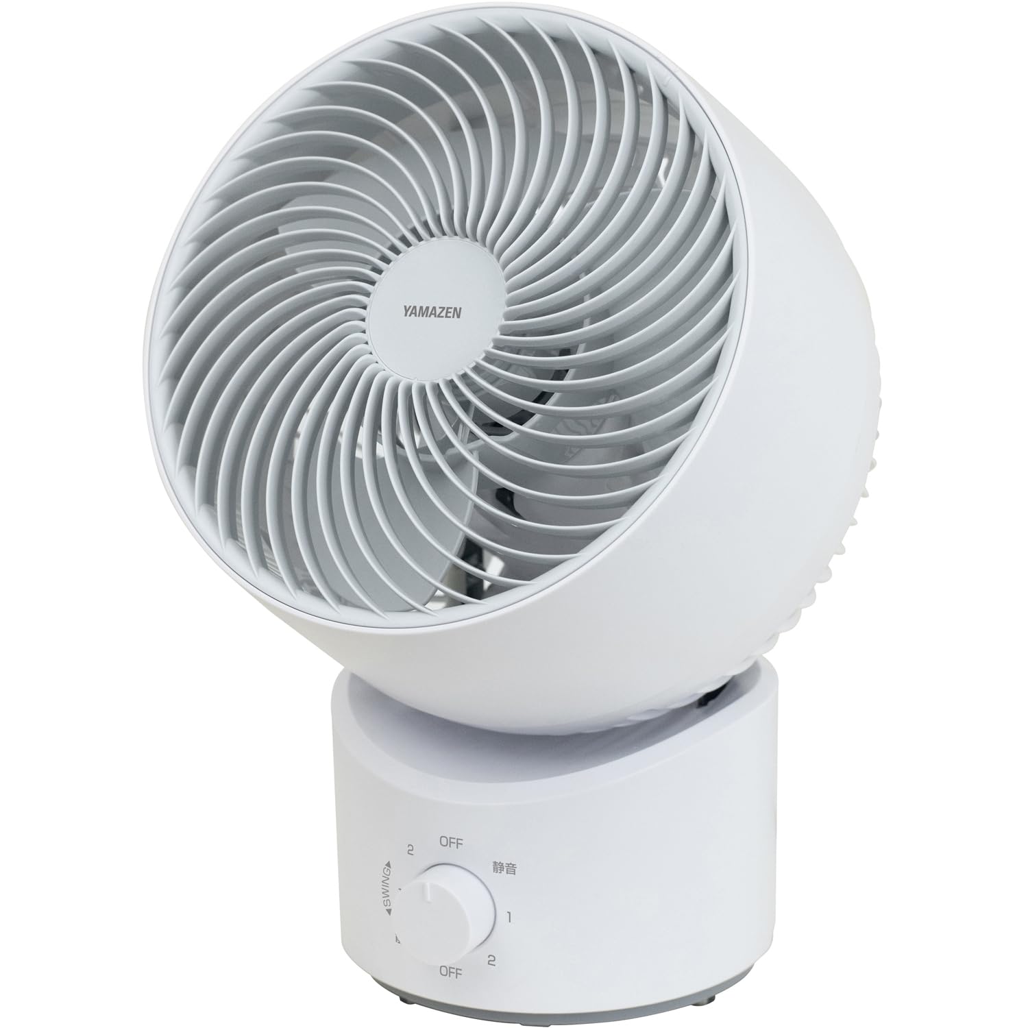 [山善] 洗える サーキュレーター 静音 18畳 左右 首振り 上下角度調節 風量3段階調節 お手入れ簡単 ホワイトグレー YAS-BFKW18(WH)