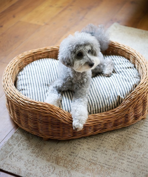 家具 「LITTLERS/リトラーズ」WICKER PET BED SET M ペット ベッド レディース メンズ