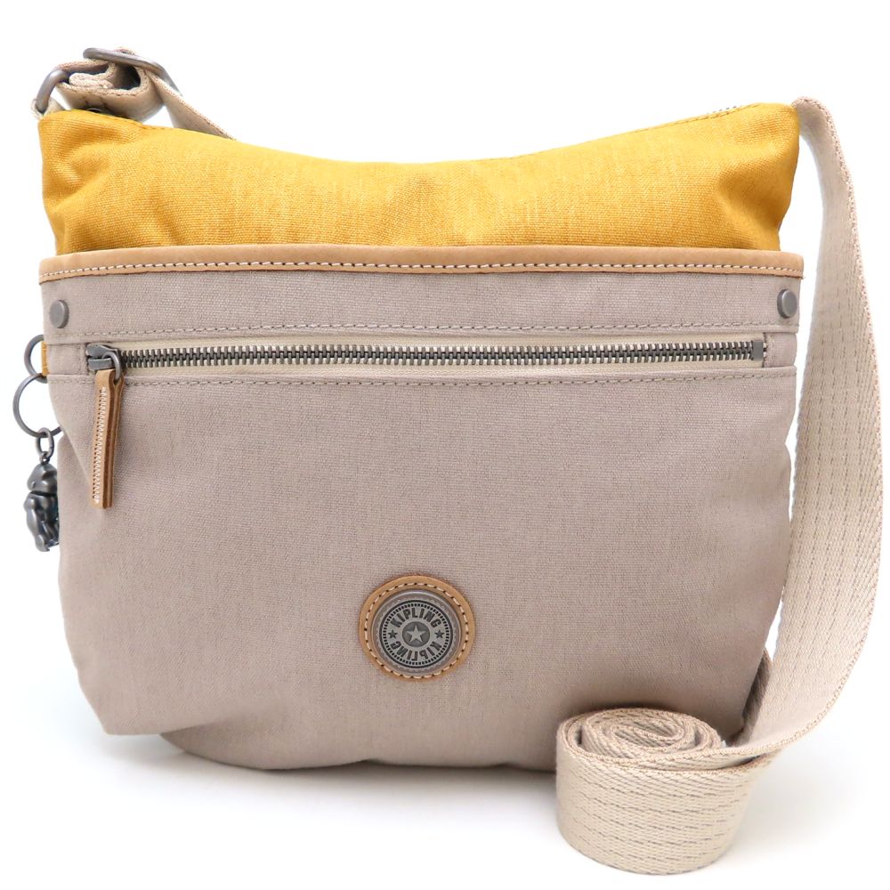 ARTO クロスボディバッグ ショルダーバッグ 2019秋冬 Bold Fungi Bl ポリエステル ベージュ イエロー アウトレット レディース/352801【中古】