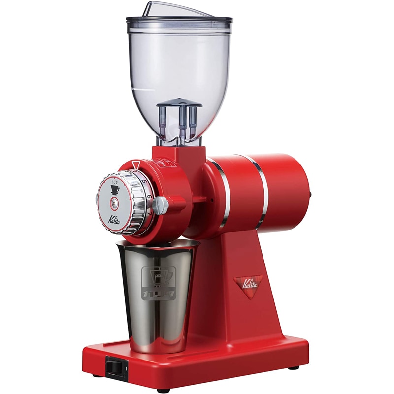 カリタ Kalita コーヒーミル ナイスカットG 電動ミル 電動グラインダー インディアンレッド 61117