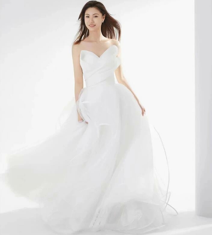 高級感 結婚式ドレス ウェディングドレス ロング 花嫁ドレス ワンピース パーティードレス お姫様 成人式ドレス 可愛い きれいめ フォトウェディング撮影 カラードレス コンサート オフショルダー 二