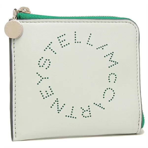 カードケース コインケース バイカラー ロゴ グリーン レディース STELLA McCARTNEY 700253 W8856 1257