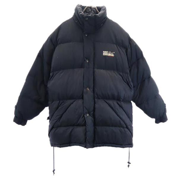 ロング ダウンジャケット M 黒 メンズ