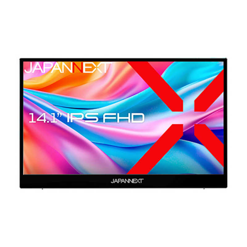 JAPANNEXT　モバイルモニター USB Type-C miniHDMI HDR キックスタンド搭載 ［14.0型 / ワイド］　JN-MD-IPS141FHDR