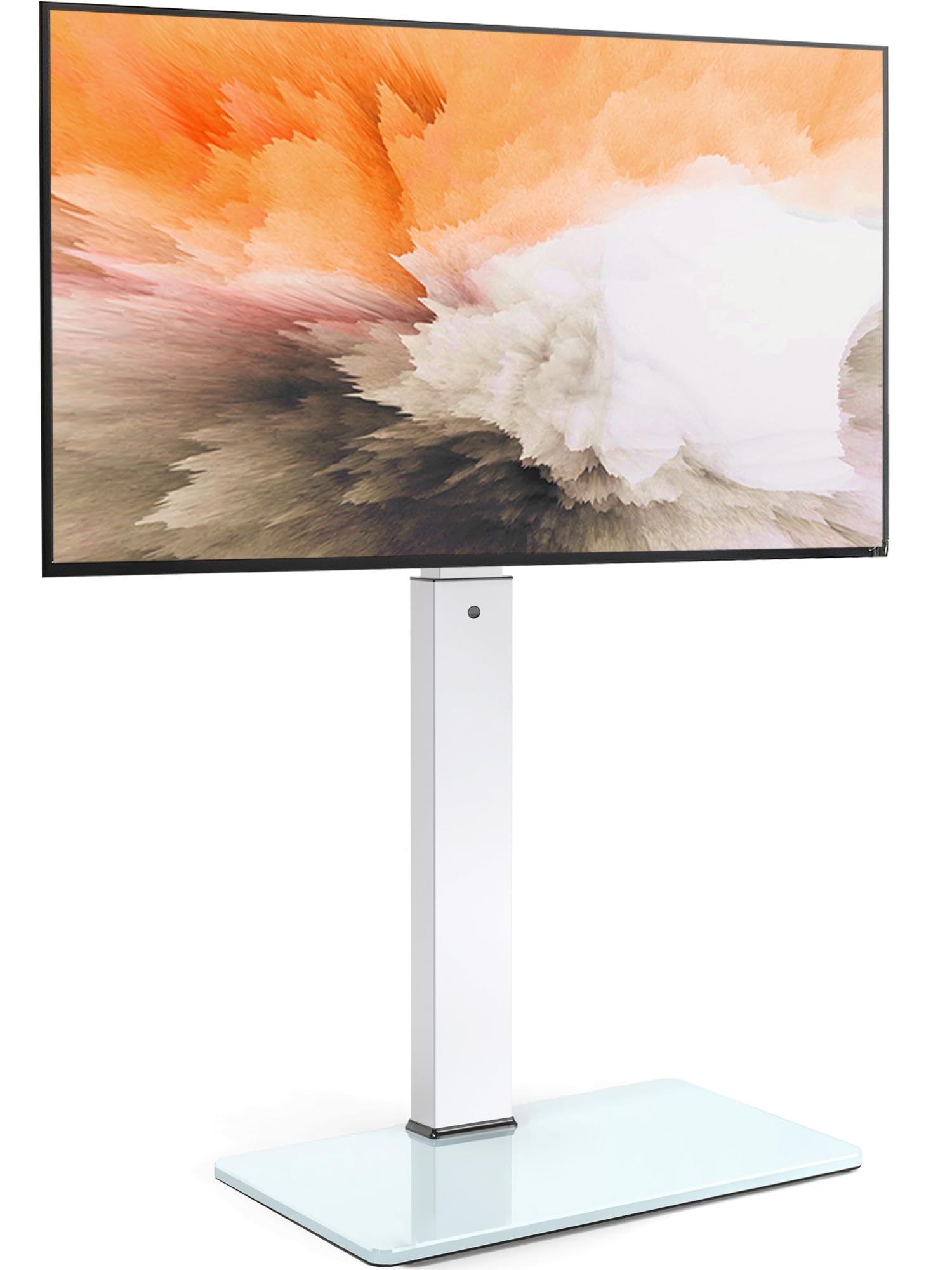 テレビスタンド 32-65インチ対応 壁寄せテレビスタンド 高さ調節可能 首振り可能 ホワイト TT107502GW 80042