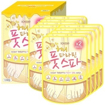 ソフリス ハニーパラフィン フットスパ マスク 10枚