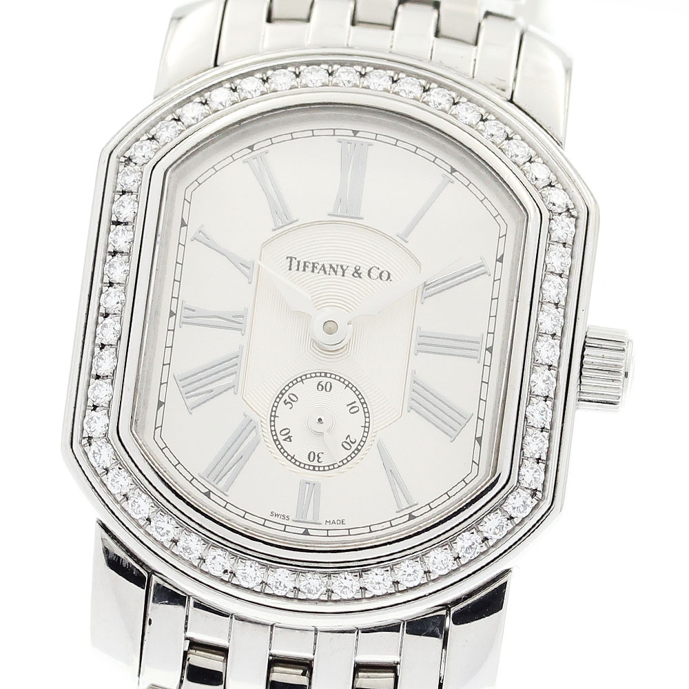 ティファニー TIFFANY&Co. マーククーペ ダイヤベゼル クォーツ レディース _894689【中古】