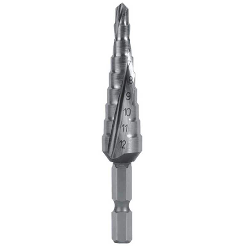 トラスコ中山　TRUSCO 六角軸ステップドリル 2枚刃 5~19mm　TSDS19