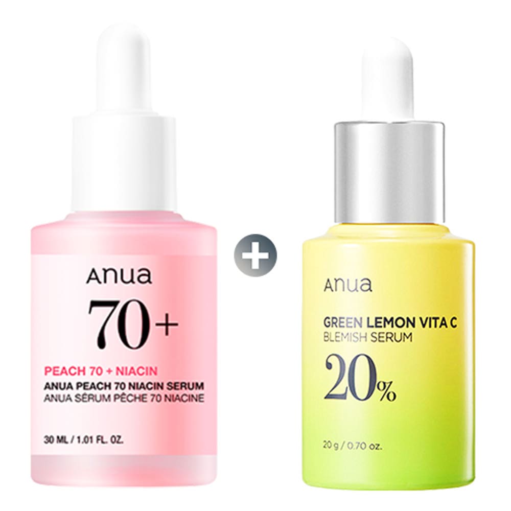 ケアセット（ピーチ美容液30ml + グリーンレモンビタミンC美容液20ml）