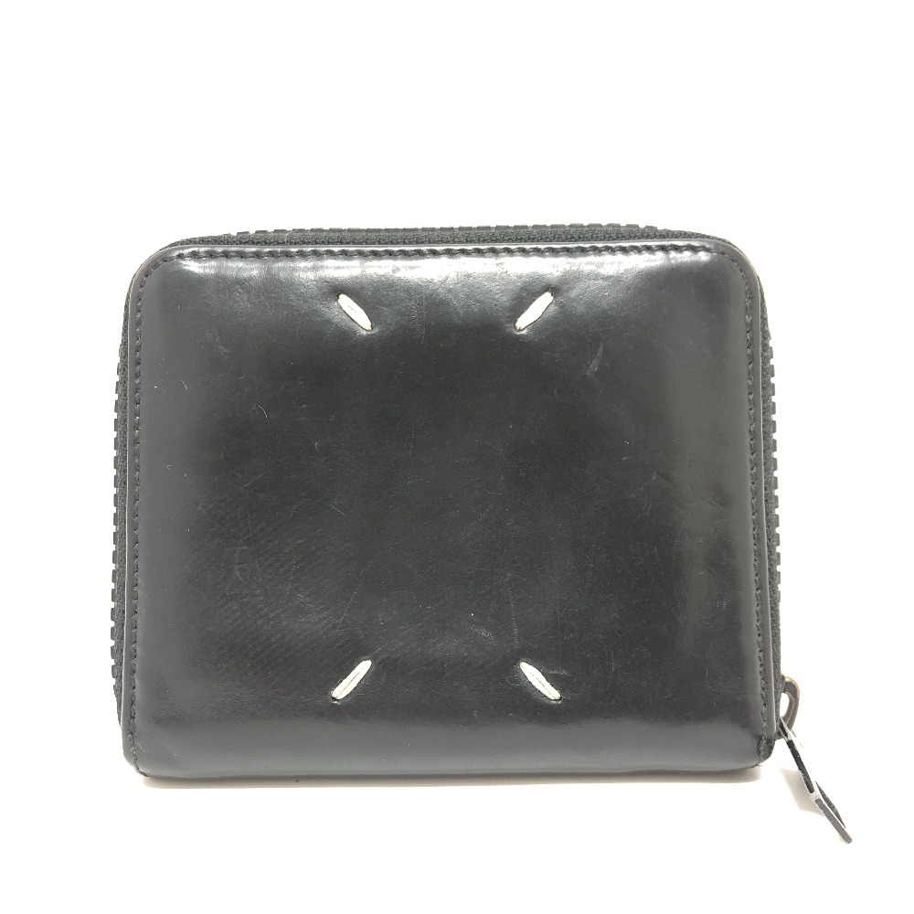 長財布 ラウンド レザー ブラック 9,075円