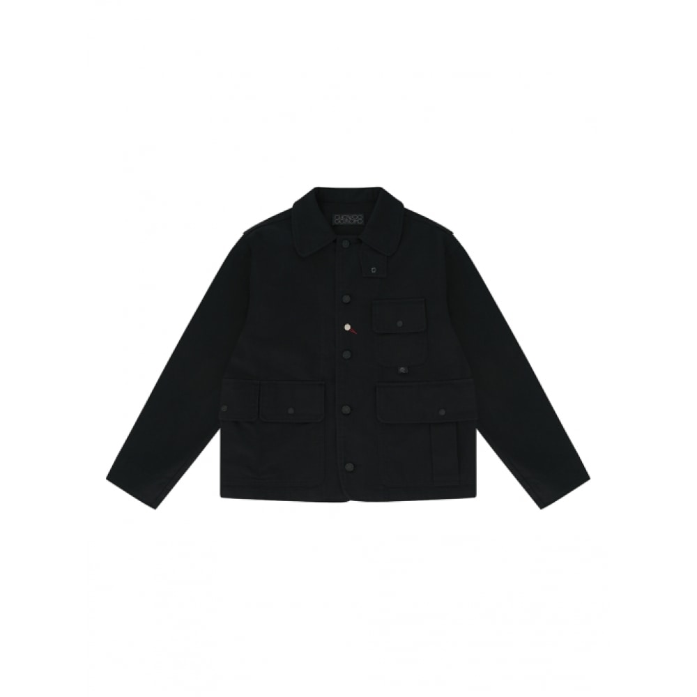 CHOWOO キャンバスジャケット-ブラック 23,254円