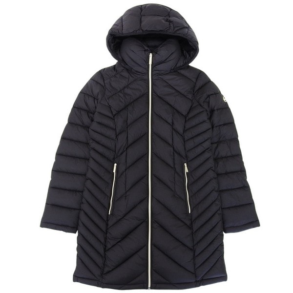 マイケルコース ロングコート レディース アウトレット パッカブルキルティングナイロンパファーコート S ナイロン ブラック 77A4512M42-BLACKS MICHAEL KORS