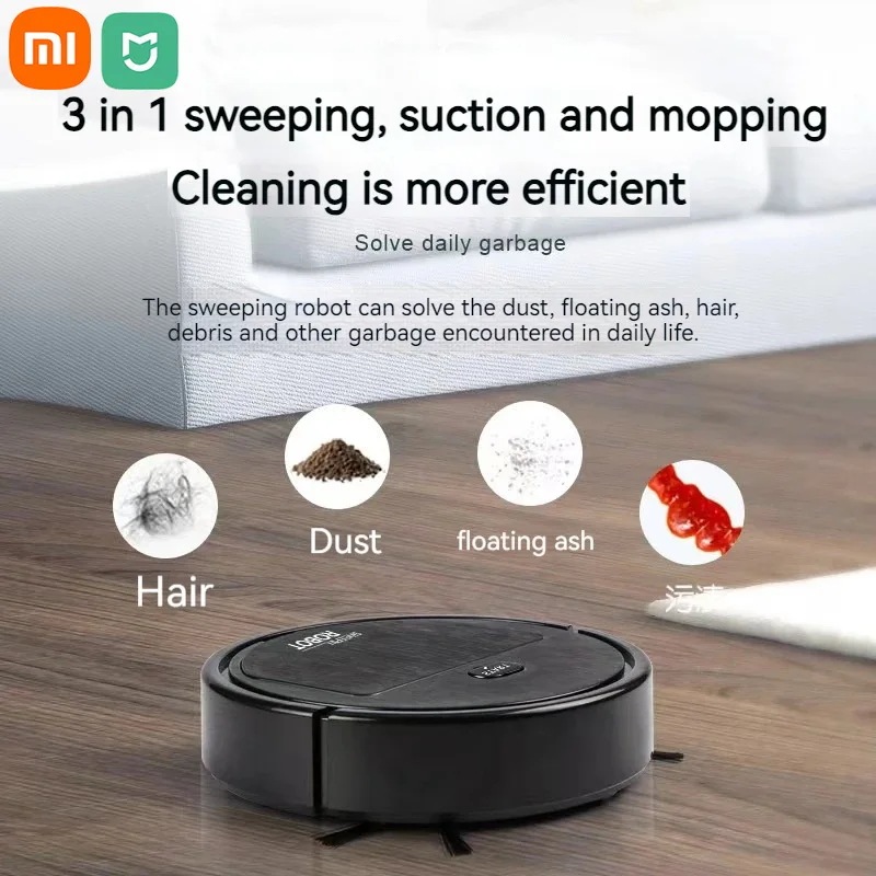 シャオミMijiaロボットクリーナー掃除機モップ3-in-1ワイヤレス掃除機充電式スマートスイーパーロボットホーム - AliExpress