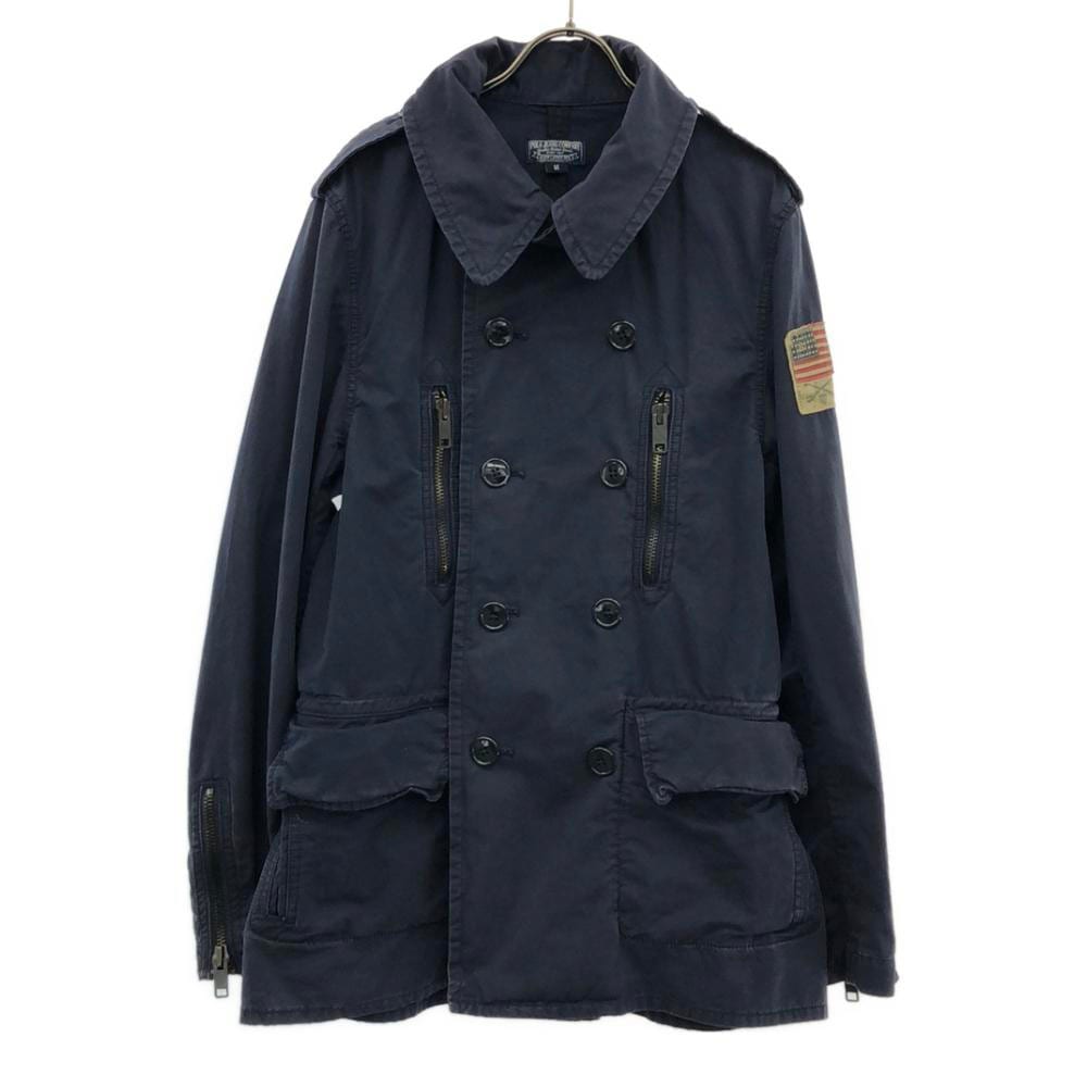ポロジーンズカンパニー ミリタリージャケット M ネイビー POLO JEANS COMPANY メンズ