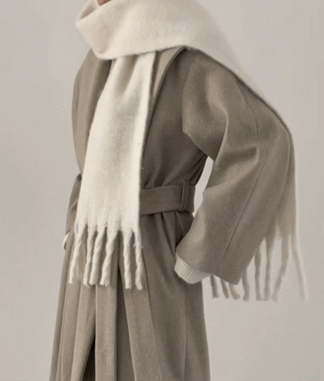 ローリアン ショールカラー ロングコート