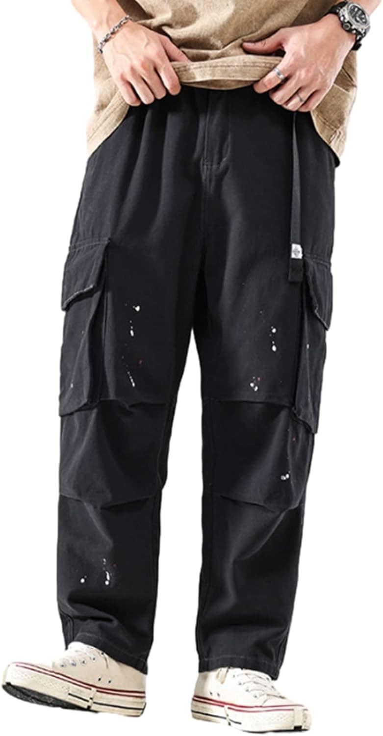 カーゴパンツ メンズ ワークパンツ 九分丈 ロングパンツ ストレート アメカジ おしゃれ 快適 通気 速乾 汗染み防止 多ポケット カジュアルパンツ 耐摩耗性 ストリート ズボン 旅行 スポ