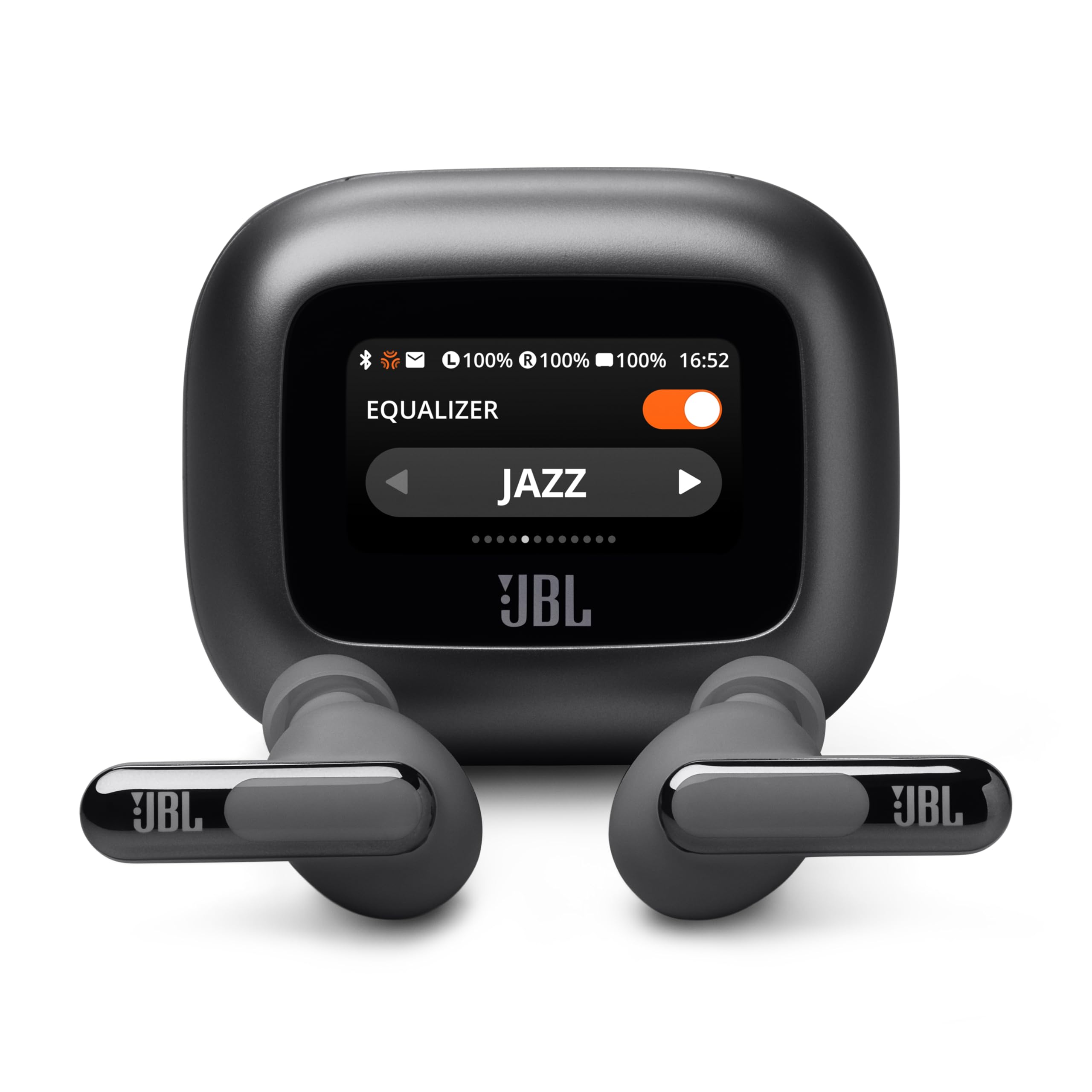 JBL LIVE BEAM 3 ワイヤレスイヤホン スマート充電ケース/LDAC対応ハイレゾ/マルチポイント/ハイブリッド ノイズキャンセリング/IP55防水/ワイヤレス充電対応/ブラック/JBLLI