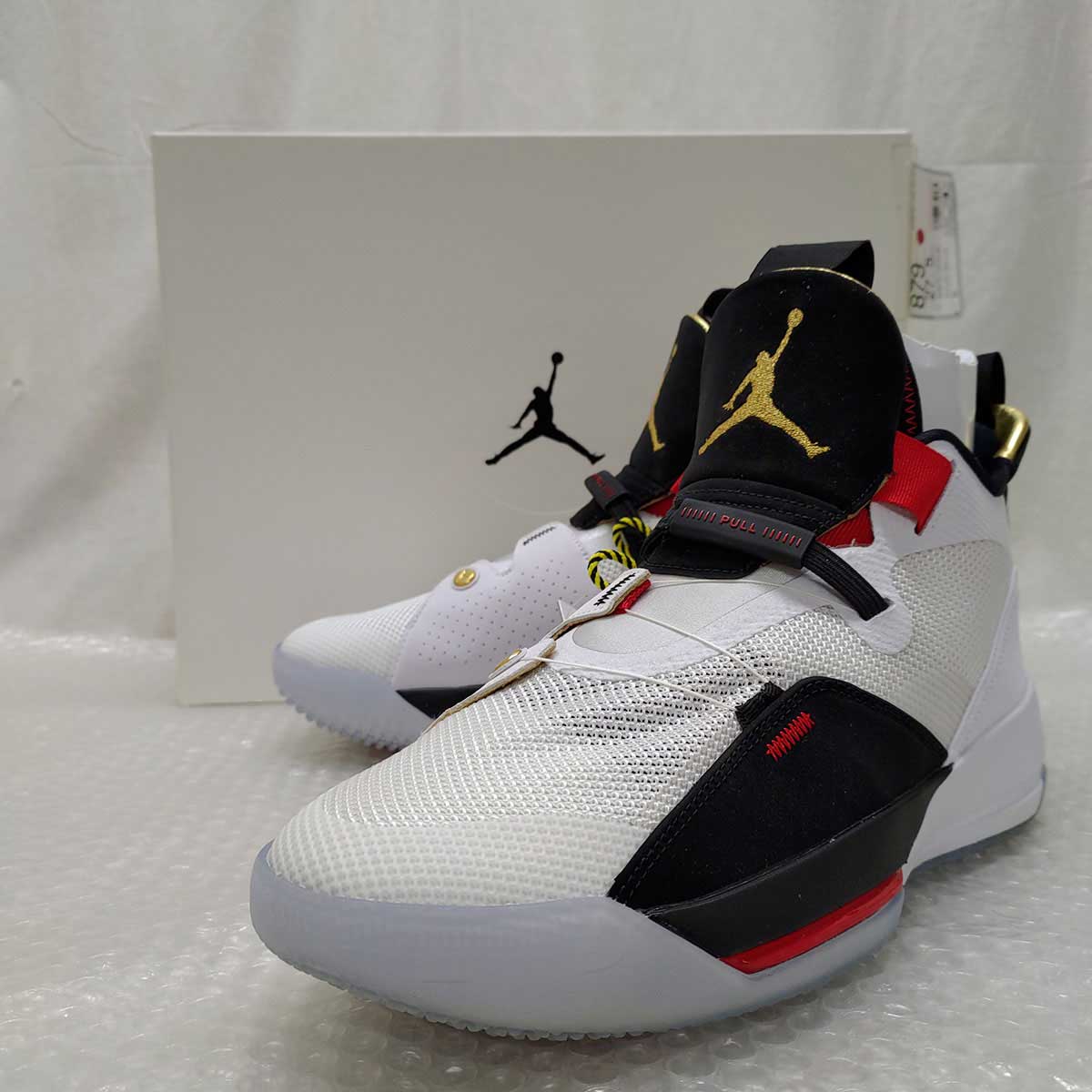 【中古・未使用品】NIKE ナイキ AIR JORDAN XXXIII PF エアジョーダン ホワイト BV5072-100 サイズ27.5cm WHT メンズ